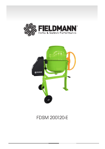 Manual Fieldmann FDSM 200120-E Cement Mixer