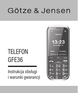 Instrukcja Götze & Jensen GFE36 Telefon komórkowy