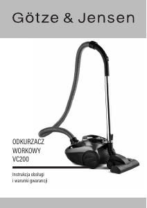 Instrukcja Götze & Jensen VC200 Odkurzacz