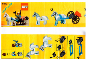 Manual Lego set 6010 Castle Supply wagon