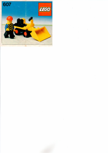 Manual Lego set 607 Town Mini loader