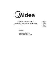 Priručnik Midea MG60A021MX-HR Ploča za kuhanje