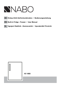 Bedienungsanleitung NABO KI 1450 Kühlschrank