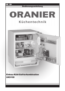 Bedienungsanleitung Oranier UKS 108 Kühlschrank