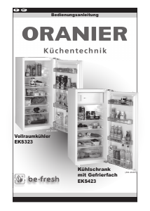 Bedienungsanleitung Oranier EKS 323 Kühlschrank