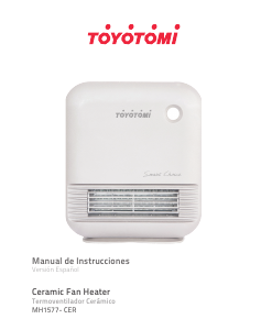 Manual de uso Toyotomi MH1577-CER Calefactor