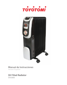 Manual de uso Toyotomi OH2000 Calefactor