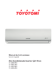 Manual de uso Toyotomi SP-WM12INV Aire acondicionado