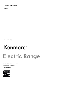 Handleiding Kenmore 95163 Fornuis