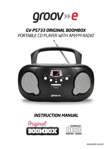 Handleiding Groov-e GV-PS733CD10 Stereoset