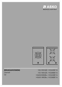 Bruksanvisning Asko HG8320BGB1 Häll