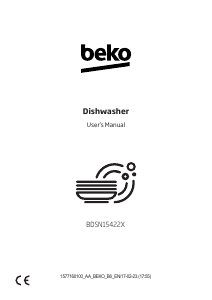 Manual BEKO BDSN15422X Dishwasher