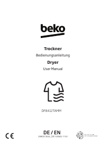 Manual BEKO DF8412TAMM Dryer