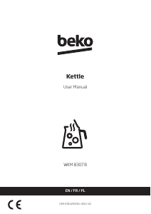 Manual BEKO WKM 8307 B Kettle