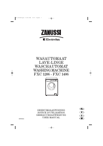 Bedienungsanleitung Zanussi-Electrolux FXC 1206 Waschmaschine