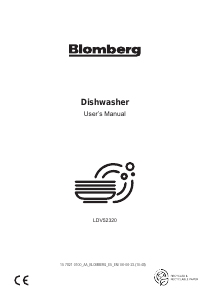 Manual Blomberg LDV52320 Dishwasher