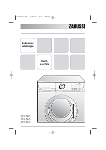 Bedienungsanleitung Zanussi ZWG 5105 Waschmaschine