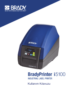 Kullanım kılavuzu Brady i5100 Etiket yazıcı