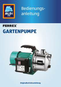 Bedienungsanleitung Ferrex GAJET45 Gartenpumpe