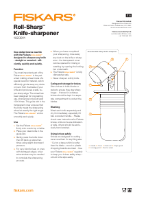 Használati útmutató Fiskars 1023811 Roll-Sharp Késélező