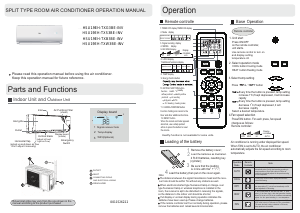 Handleiding Haier HSU19EH-TXS3BE-INV Airconditioner