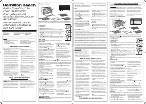 Manual de uso Hamilton Beach 31196 Horno