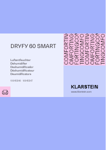 Handleiding Klarstein 10045546 Dryfy 60 Smart Luchtontvochtiger