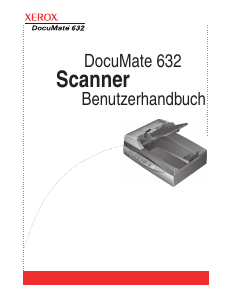 Bedienungsanleitung Xerox DocuMate 632 Scanner