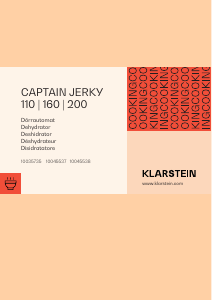 Manual de uso Klarstein 10045538 Captain Jerky Deshidratador