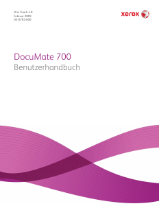 Bedienungsanleitung Xerox DocuMate 700 Scanner