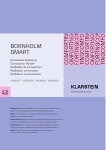 Mode d’emploi Klarstein 10045427 Bornholm Smart Chauffage
