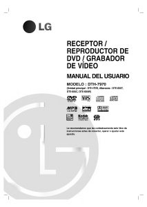 Manual de uso LG DTH-7970 Reproductor DVD