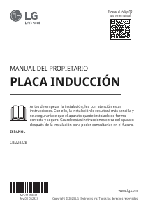 Manual de uso LG CBIZ2432B Placa