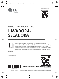 Manual de uso LG F4DV5509SMW Lavasecadora