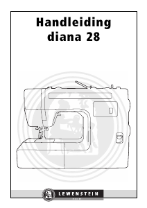 Handleiding Lewenstein Diana 28 Naaimachine