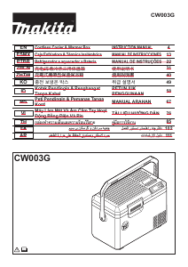 사용 설명서 마끼다 CW003G 아이스 박스