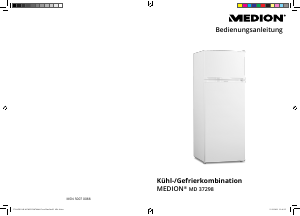 Bedienungsanleitung Medion MD 37298 Kühl-gefrierkombination