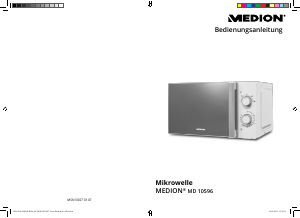 Bedienungsanleitung Medion MD 10596 Mikrowelle