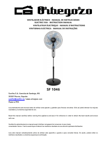 Manual Orbegozo SF 1046 Ventilador