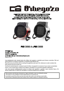 Manual de uso Orbegozo FHR 3055 Calefactor