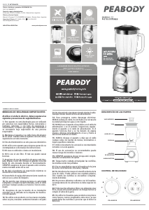 Manual de uso Peabody PE-LN1001IX Batidora