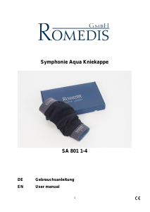 Bedienungsanleitung Romedis Symphonie Aqua Kniebandage