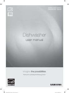 Manual Samsung DW80J3020US/AC Dishwasher
