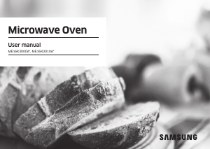 Manual Samsung ME16K3000AS/AC Microwave
