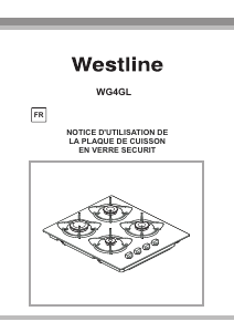 Mode d’emploi Westline WG4GL Table de cuisson