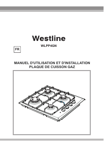 Mode d’emploi Westline WLPP4GN Table de cuisson