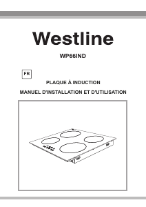 Mode d’emploi Westline WP66IND Table de cuisson