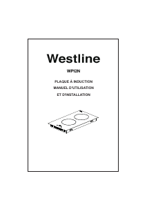 Mode d’emploi Westline WPI2N Table de cuisson