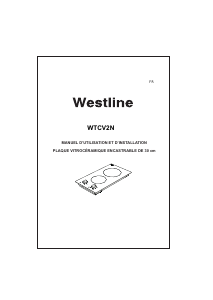 Mode d’emploi Westline WTCV2N Table de cuisson