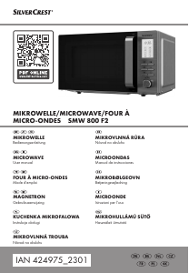 Instrukcja SilverCrest IAN 424975 Kuchenka mikrofalowa